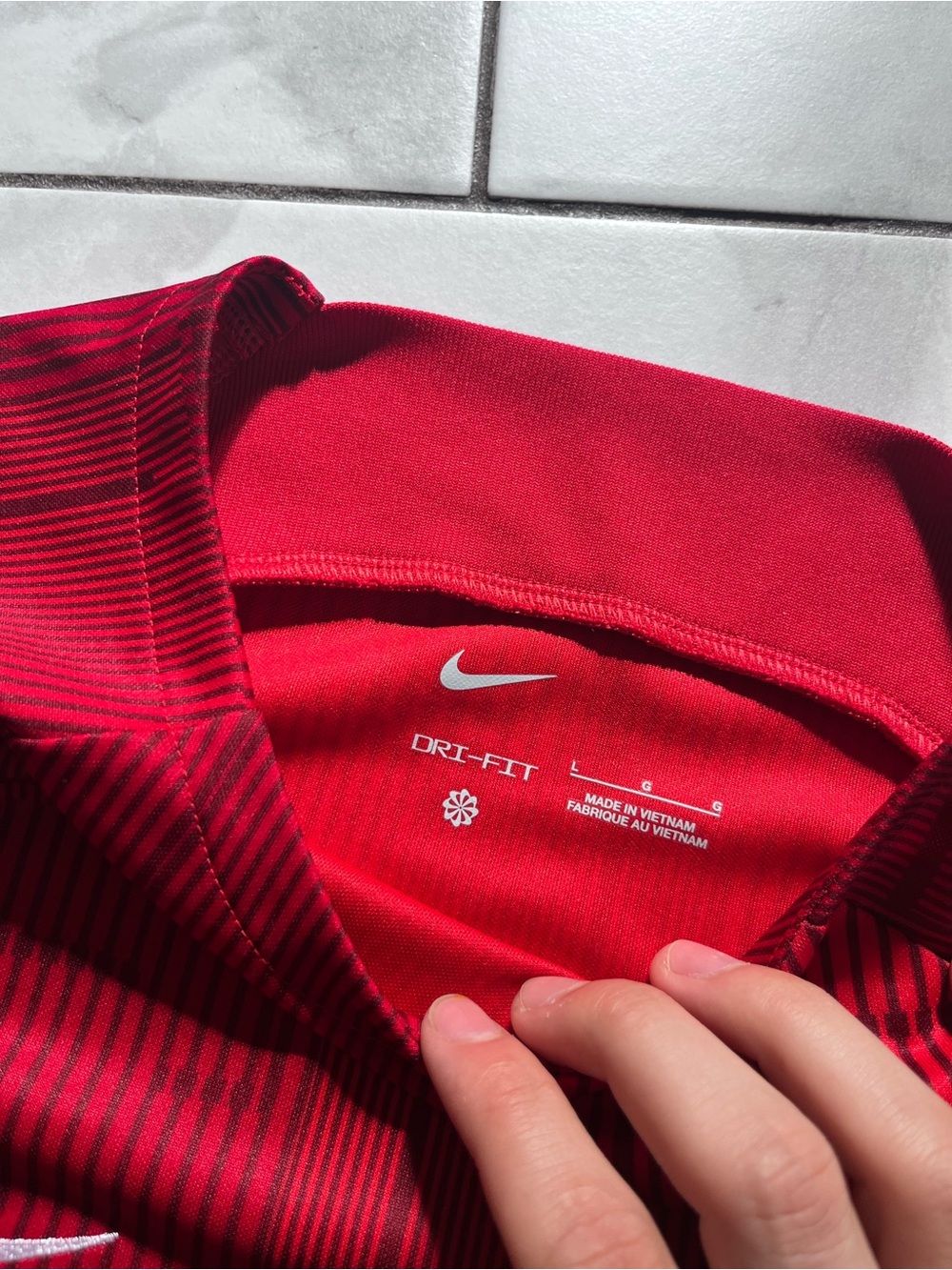 Nike Liverpool Football Club Dri-Fit Academy Pro Pre-Match Shirt Red 2023-2024 L - Picture 4 of 5